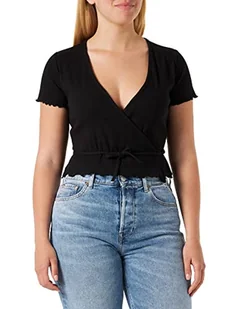 Q/S by s.Oliver koszulka damska krótki rękaw, Grey/Black, XXL - Koszulki i topy damskie - miniaturka - grafika 1