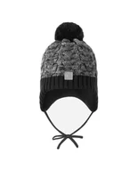 Czapki dla dzieci - Czapka dziecięca zimowa Reima Paljakka beanie ciepła wełniana z pomponem - miniaturka - grafika 1