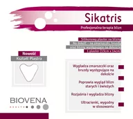 Apteczki i materiały opatrunkowe - Biovena Health Sikatris Silikonowy plaster na zmarszczki, bruzdy i blizny na dekolcie 13cmx14cm 507 - miniaturka - grafika 1