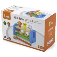 Zabawki interaktywne dla dzieci - VIGA Przebijanka skaczące zwierzęta V50683 - miniaturka - grafika 1