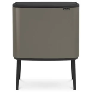 Brabantia Kosz na śmieci Bo Touch Bin 11 l + 23 l platynowy 316142 - Kosze na śmieci - miniaturka - grafika 1
