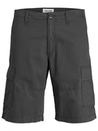 Spodnie męskie - Jack & Jones Bermudy w kolorze antracytowym - miniaturka - grafika 1