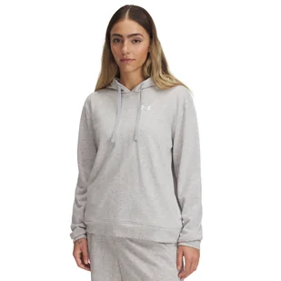 Damska Bluza UNDER ARMOUR UA RIVAL TERRY HOODIE 6005511-011 – Szary - Bluzy damskie - miniaturka - grafika 1