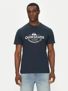 Quiksilver T-Shirt EQYZT08064 Granatowy Regular Fit - Koszulki męskie - miniaturka - grafika 1