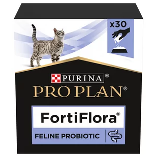 Purina Pro Plan Fortiflora Feline Probiotic - 2 x 30 x 1 g - Suplementy i witaminy dla kotów - miniaturka - grafika 1