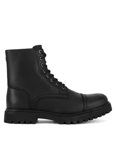 Hunter Trapery CHESTER-01 MI08 Czarny - Botki męskie - miniaturka - grafika 1