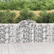 Pozostałe narzędzia ogrodowe - vidaXL Kosze gabionowe, 50 szt, 200x30x100/120cm, galwanizowane żelazo - miniaturka - grafika 1