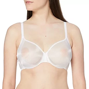 Gossard Damski Glossies przezroczysty biustonosz formowany, biały – biały, 70D - Biustonosze - miniaturka - grafika 1