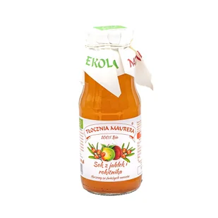 Tłocznia Maurera Sok jabłkowy z rokitnikiem NFC 300 ml Bio - Soki i napoje niegazowane - miniaturka - grafika 1