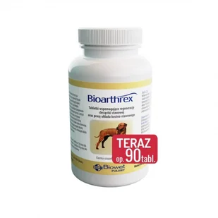 BIOWET Bioarthrex - tabletki wspomagające odnowę chrząstki stawowej 90 tabl. - Suplementy i witaminy dla psów - miniaturka - grafika 1