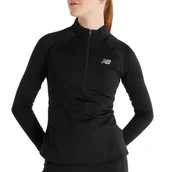 Bluzy damskie - Bluza damska New Balance WT43200BK - czarna - miniaturka - grafika 1