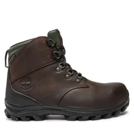 Buty zimowe męskie - Śniegowce Timberland Halbhoher Chillberg Snow Boot TB1A64N89311 Brązowy - miniaturka - grafika 1
