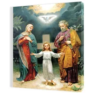 Ikony i obrazy sakralne - Obraz religijny na płótnie Święta Rodzina - miniaturka - grafika 1