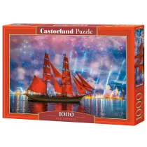Castorland Puzzle Red Frigate 1000 - Puzzle - miniaturka - grafika 1