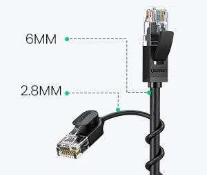 Ugreen kabel przewód internetowy sieciowy Ethernet patchcord RJ45 Cat 6A UTP 1000Mbps 5 m czarny (70654) - Patchcordy - miniaturka - grafika 10