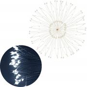 Oświetlenie świąteczne - Lampki 100 Led biały zimny eksplodująca gwiazda CL0182 - miniaturka - grafika 1