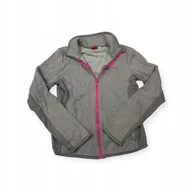 Bluzy damskie - Rozpinana bluza damska szara Puma M - miniaturka - grafika 1