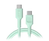Kable USB - Kabel USB-C 1,2m 100W Greencell PowerFlex Szybkie Ładowanie PD Mint Green - miniaturka - grafika 1