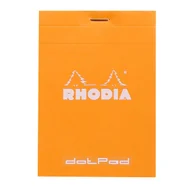 Notesy i bloczki - Blok Rhodia N°12 8,5x12 cm, kropki, pomarańczowy - miniaturka - grafika 1