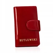 Etui na klucze - Betlewski Damskie skórzane Etui na klucze monety karty małe na prezent - miniaturka - grafika 1