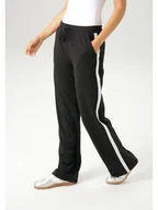 Spodnie sportowe damskie - Aniston Spodnie dresowe w kolorze czarnym - miniaturka - grafika 1