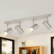 Lampy sufitowe - ZMH LED lampa sufitowa 4 płomienie GU10 lampa sufitowa korytarz 330° obrotowy nowoczesny reflektor sufitowy reflektory sufitowe wnętrze do sypialni salon pokój dziecięcy kuchnia korytarz - miniaturka - grafika 1