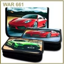 Piórnik 1zamek 2klapki Auto WARTA STELLA WAR-661 - Piórniki - miniaturka - grafika 1