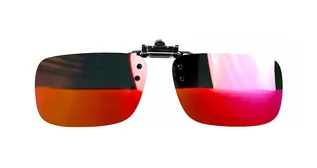 Okulary przeciwsłoneczne - Nakładka Przeciwsłoneczna SunStyle 85% Mirror Czerwona Mała - grafika 1