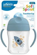 Kubki dla dzieci - Kubek miękki ustnik 180 ml niebieski 6 m+ TC61004 - miniaturka - grafika 1