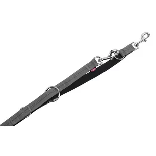 Nobby Smycz regulowana Soft Grip grafitowa 10mm/200cm PNOB044 - Smycze dla psów - miniaturka - grafika 1