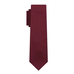 Krawat gładki bordowy EM 4 - EM Men's Accessories - Krawaty i muchy męskie - miniaturka - grafika 1