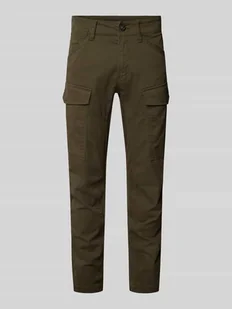 Spodnie cargo o kroju tapered fit ze szlufkami na pasek model ‘Rovic’ - Spodnie męskie - miniaturka - grafika 1