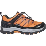 Buty dla chłopców - CMP Kids Rigel Low Trekking Shoes WP, Flame-Blue, 28 Unisex-Dzieci, UE, Niebieski płomień, 28 EU - miniaturka - grafika 1