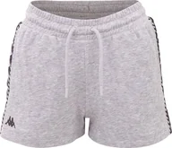Spodnie sportowe damskie - Kappa Kappa Irisha Shorts 309076-15-4101M szare L - miniaturka - grafika 1