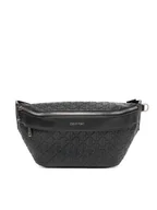 Nerki - Calvin Klein Saszetka nerka Emblem Emboss Waistbag LV04D3205G Czarny - miniaturka - grafika 1