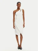 Sukienki - Rinascimento Sukienka koktajlowa CFC0122878003 Biały Regular Fit - miniaturka - grafika 1