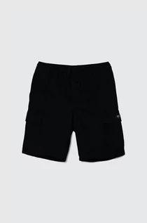 Spodnie i spodenki dla chłopców - Vans szorty bawełniane dziecięce RANGE ELASTIC WAIST CARGO SHORT kolor czarny regulowana talia - grafika 1