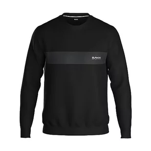BOSS Bluza męska Tracksuit Loungew, czarny (Black1), XXL - Bluzy męskie - miniaturka - grafika 1