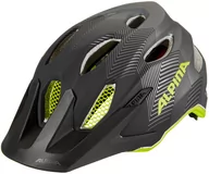 Kaski rowerowe - Alpina Sport dziecięcy młodzieżowy kask rowerowy Carapax JR. Black-Neon-Yellow 51-56 cm (A9702132) - miniaturka - grafika 1