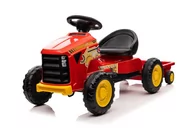 Pojazdy elektryczne dla dzieci - Traktor Na Pedały G206 Czerwony - miniaturka - grafika 1
