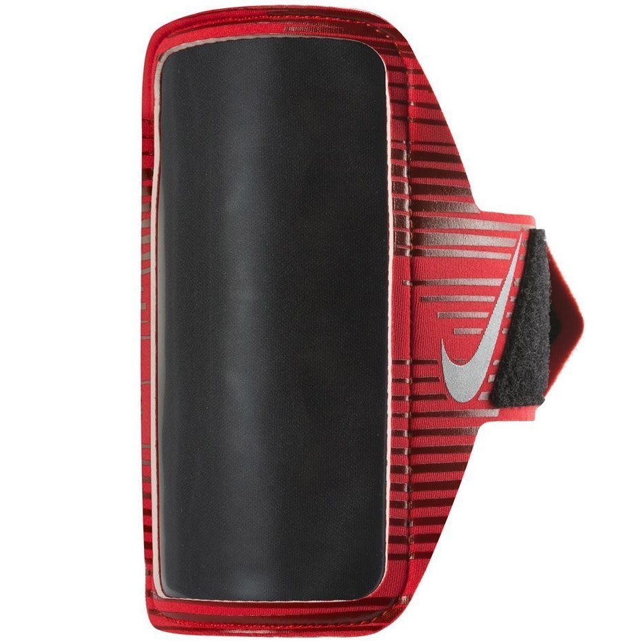 Nike, Saszetka na ramię, Printed Lean Arm Band NRN68827, czerwony, 13x7 cm