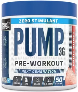 Applied Nutrition - Pump Zero Stimulant, Fruit Burst, Proszek, 375g - Boostery testosteronu - miniaturka - grafika 1