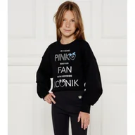 Bluzy dla dziewczynek - Pinko UP Bluza FLEECE | Regular Fit - miniaturka - grafika 1