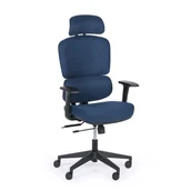 Fotele i krzesła biurowe - Krzesło biurowe JONES, niebieski - miniaturka - grafika 1