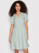 Sukienki - ONLY Sukienka codzienna Zally 15262674 Zielony Relaxed Fit - miniaturka - grafika 1