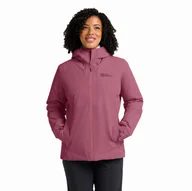 Kurtki damskie - Damska kurtka Jack Wolfskin WISPER INS JKT W raisin - 2XL - miniaturka - grafika 1