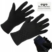 Rękawiczki dla dzieci - Rękawiczki Damskie Czarne Dotyk Polarek Beltimore K31 : Kolory - Czarny - inna (Inny) - miniaturka - grafika 1