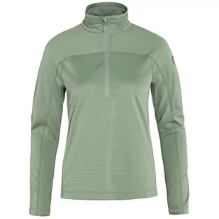 Bluza damska Fjällräven Abisko Lite Fleece Half Zip W Rozmiar: L / Kolor: jasnozielony - Bluzy sportowe damskie - miniaturka - grafika 1