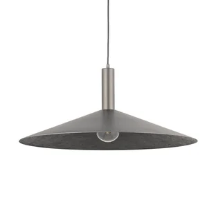 Lampa wisząca Capri 41013 Sigma talerz do sypialni metalowa srebrna - Lampy sufitowe - miniaturka - grafika 1