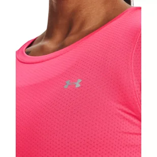 Koszulka damska Under Armour HG Armour SS - Koszulki sportowe damskie - miniaturka - grafika 4